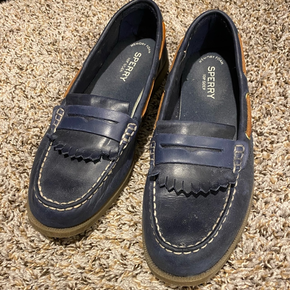 SPERRY’S TOP SIDER WOMEN’S NAVY BLUE SIZE 10
